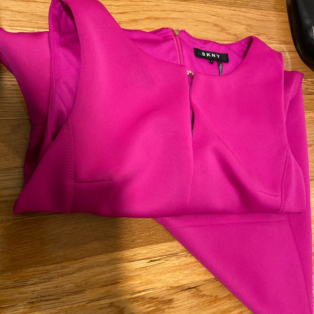DKNY hot pink dress - Picture 3 of 4